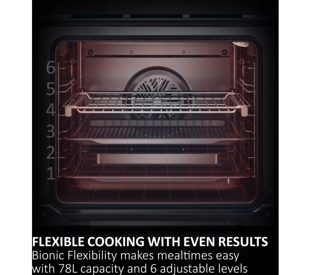 HAIER Air Fry ID Series 2 H6 ID25G3YTB1 Electric Pyrolytic Smart Oven - Black