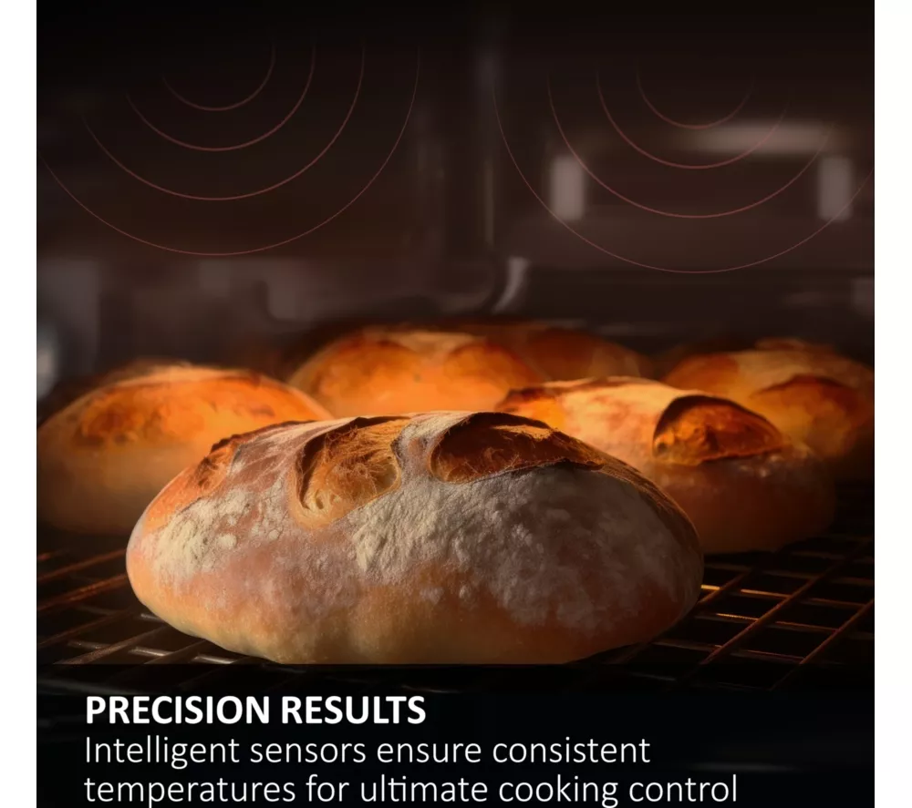 HAIER Air Fry ID Series 2 H6 ID25G3YTB1 Electric Pyrolytic Smart Oven - Black