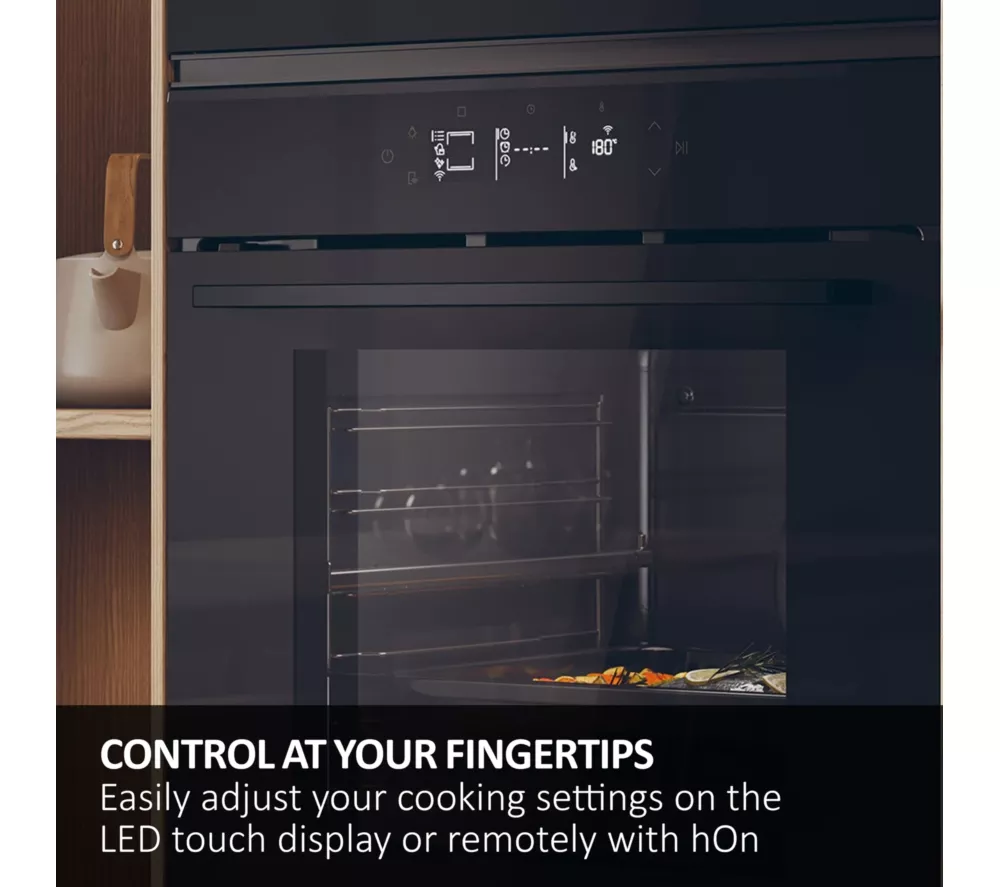 HAIER Air Fry ID Series 2 H6 ID25G3YTB1 Electric Pyrolytic Smart Oven - Black