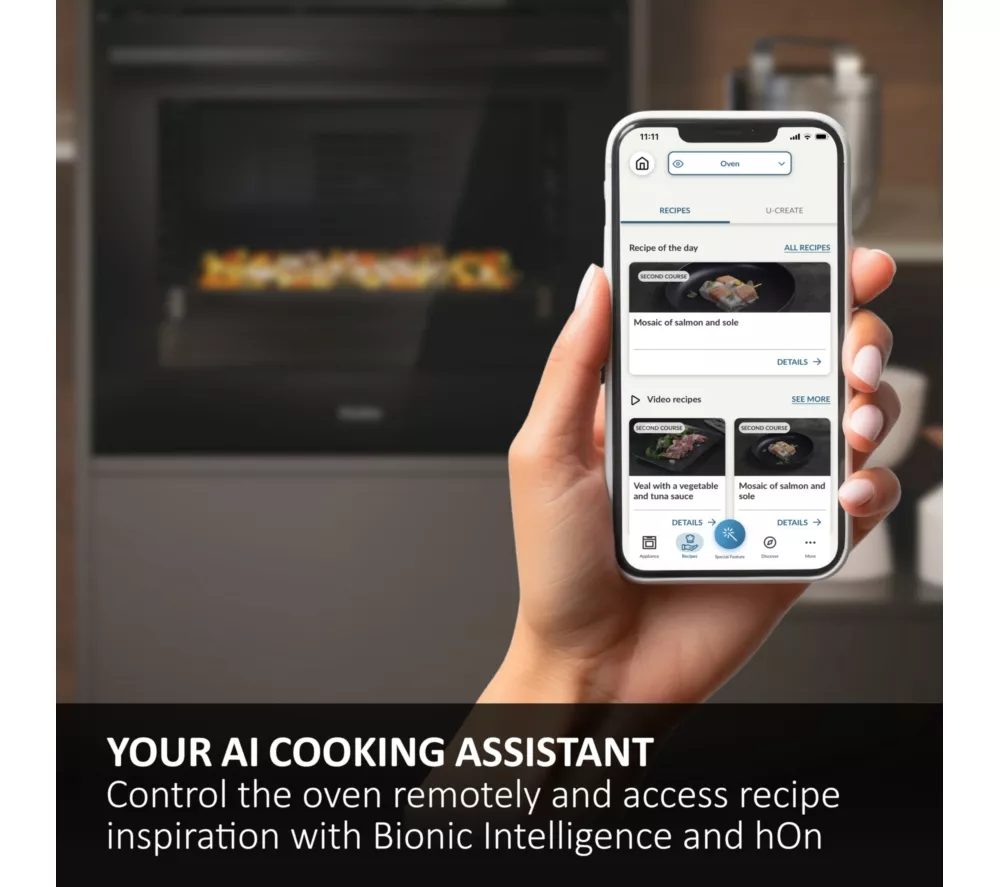 HAIER Air Fry ID Series 2 H6 ID25G3YTB1 Electric Pyrolytic Smart Oven - Black