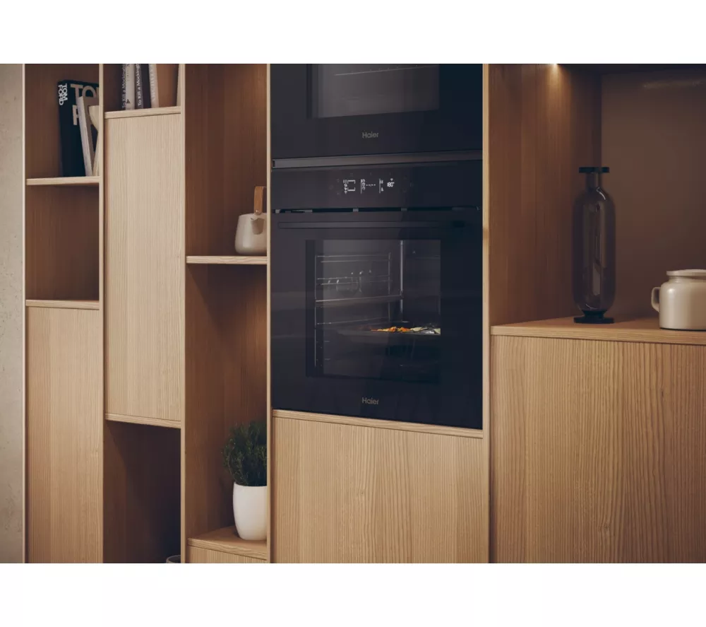 HAIER Air Fry ID Series 2 H6 ID25G3YTB1 Electric Pyrolytic Smart Oven - Black