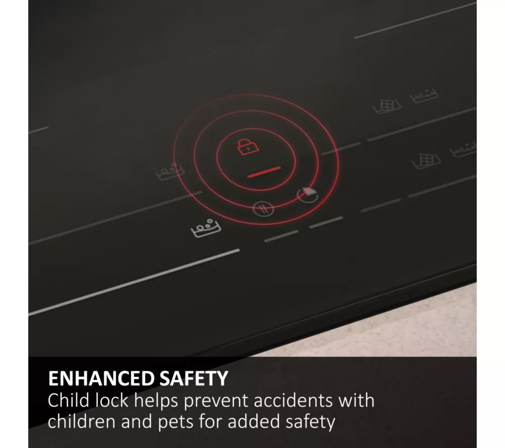 HAIER HAIH8IFMCF 83 cm Vented Electric Induction Hob - Black