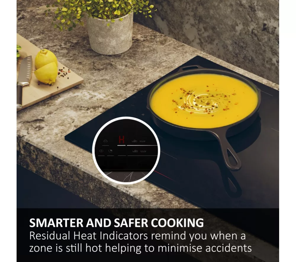 HAIER HAIH8IFMCF 83 cm Vented Electric Induction Hob - Black