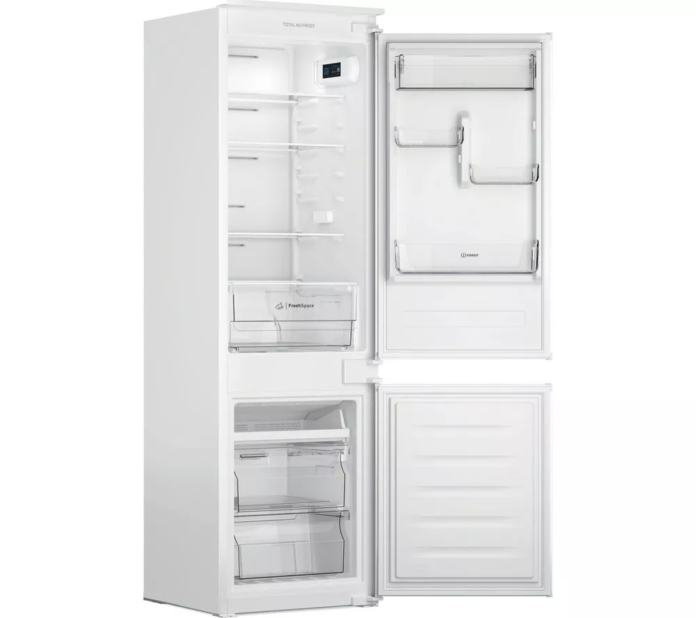INDESIT Total No Frost INC18 T112 UK 70/30 Integrated Fridge Freezer - Sliding Hinge