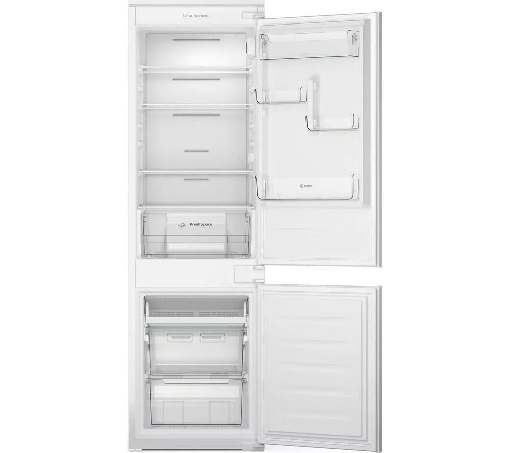 INDESIT Total No Frost INC18 T112 UK 70/30 Integrated Fridge Freezer - Sliding Hinge