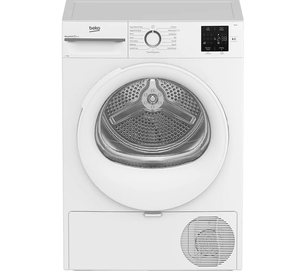 BEKO Pro BM3T3822W 8 kg Heat Pump Tumble Dryer - White