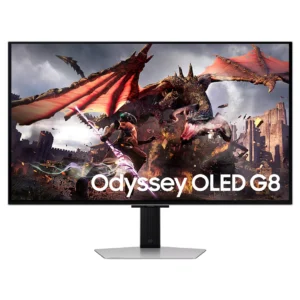 SAMSUNG Odyssey G8 LS32DG802SUXXU 4K Ultra HD 32" OLED Smart Gaming Monitor - Black & Silver