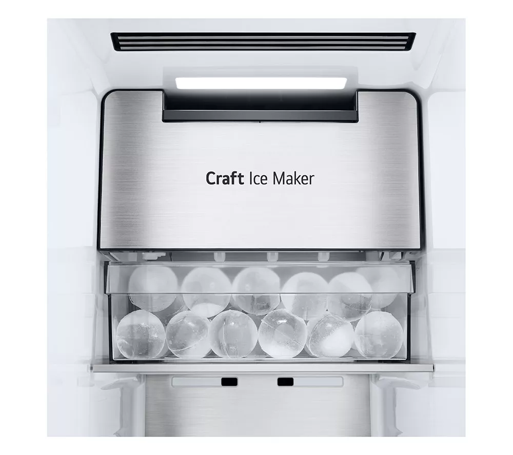 LG InstaView GSXE90EVDD American-Style Smart Fridge Freezer - Essence Black Steel