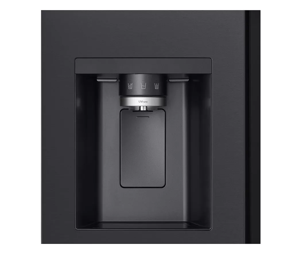 LG InstaView GSXE90EVDD American-Style Smart Fridge Freezer - Essence Black Steel