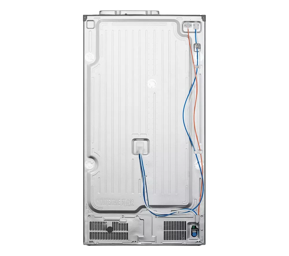 LG InstaView GSXE90BSDD American-Style Smart Fridge Freezer - Brushed Steel