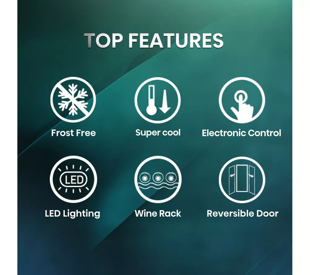HISENSE RIB291F4AWE Integrated 50/50 Fridge Freezer - Sliding Hinge