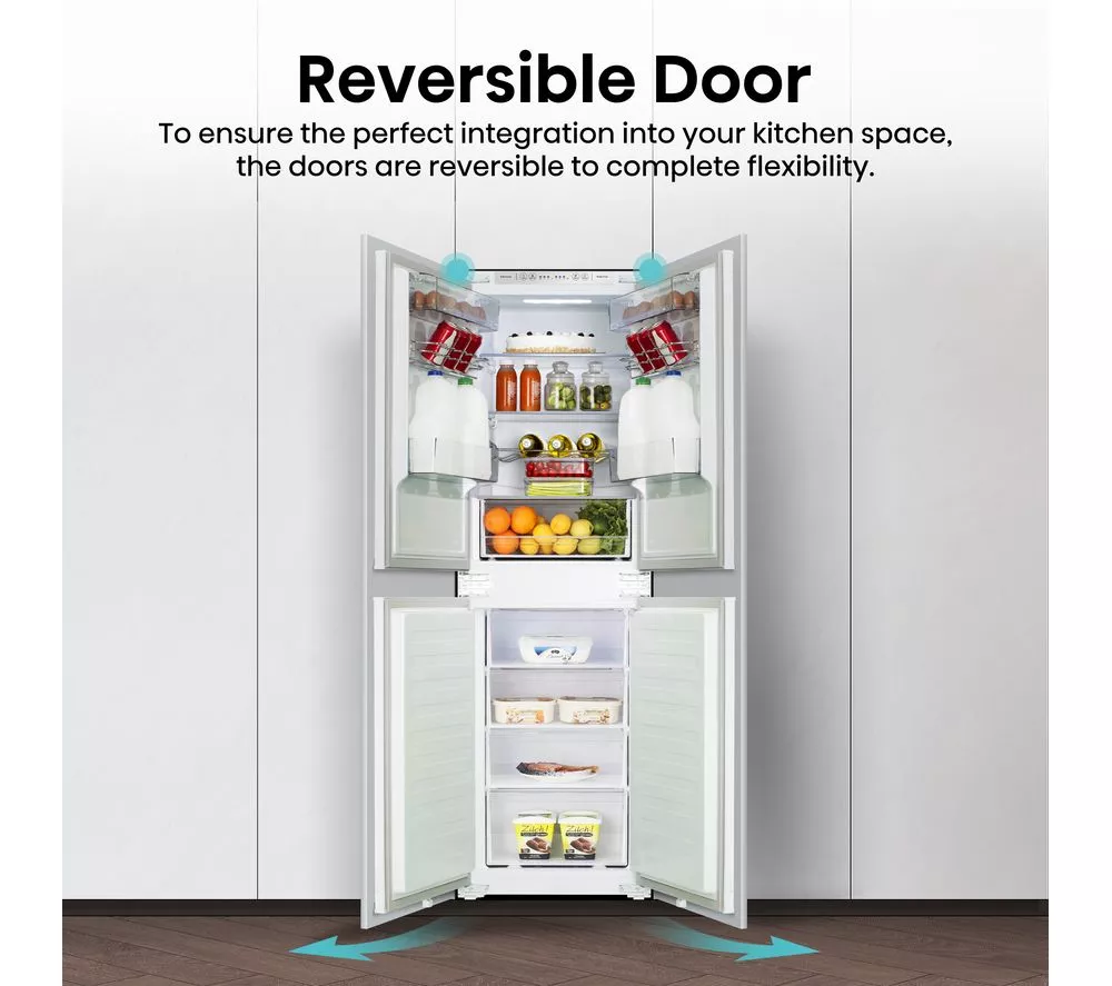 HISENSE RIB291F4AWE Integrated 50/50 Fridge Freezer - Sliding Hinge