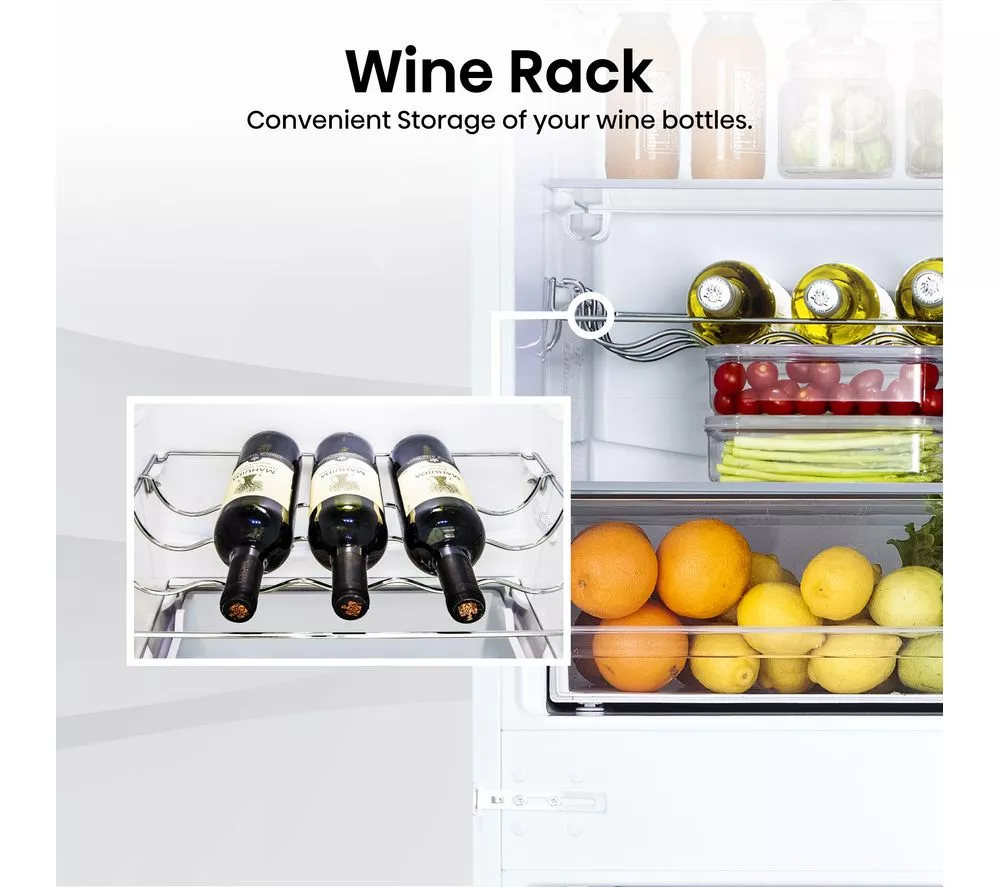 HISENSE RIB291F4AWE Integrated 50/50 Fridge Freezer - Sliding Hinge