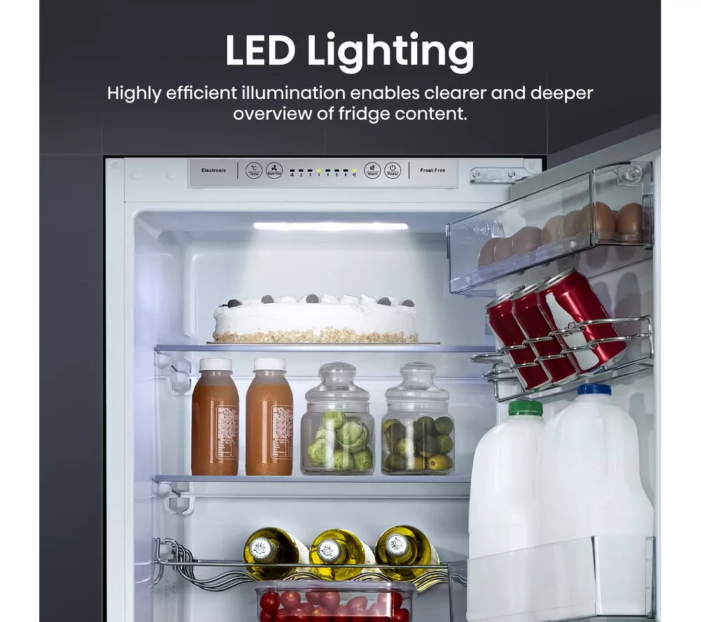 HISENSE RIB291F4AWE Integrated 50/50 Fridge Freezer - Sliding Hinge