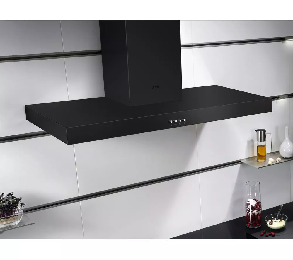 AEG DBX3951R Chimney Cooker Hood - Black