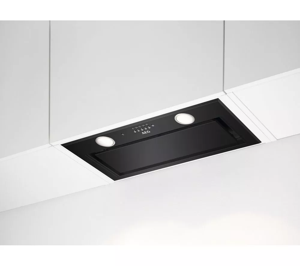 AEG DGE5661HB Canopy Cooker Hood - Matt Black