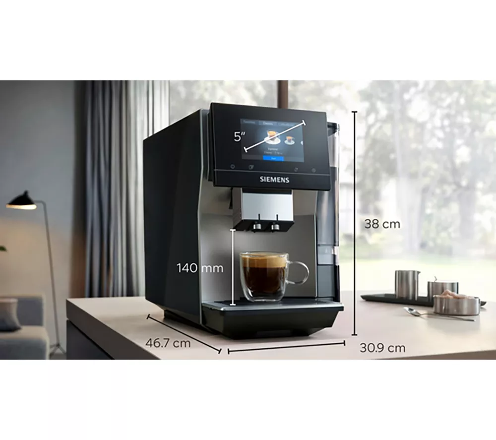 SIEMENS TP715GB1 EQ700 Smart Bean to Cup Coffee Machine - Graphite - Image 5