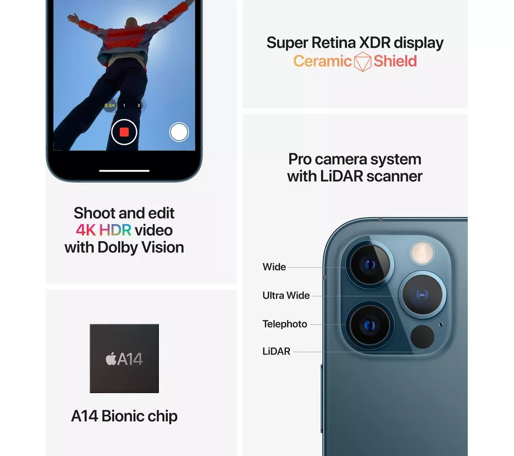 APPLE Refurbished iPhone 12 Pro - 128 GB, Silver (Excellent Condition) - Image 10