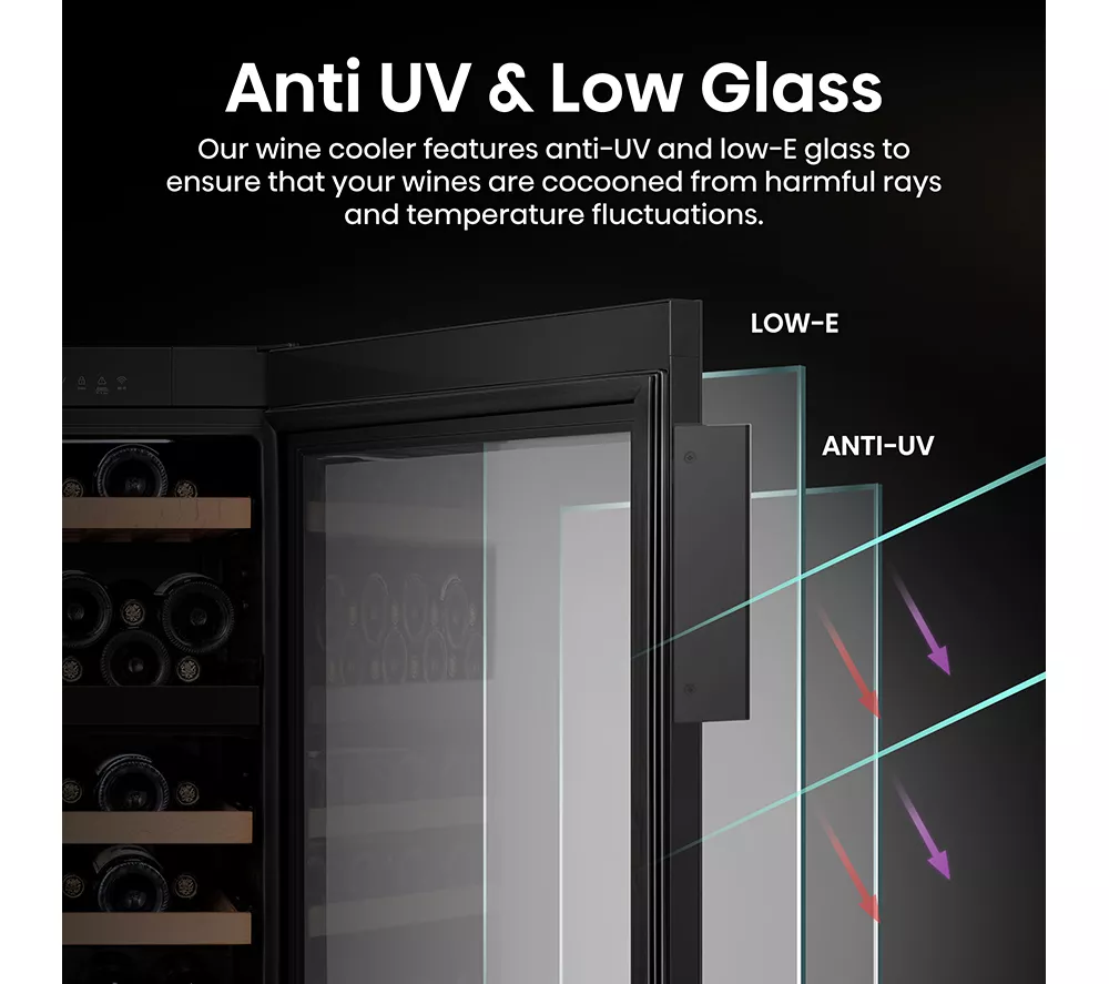 HISENSE RW3N122GSLF Wine Cooler - Black - Image 9