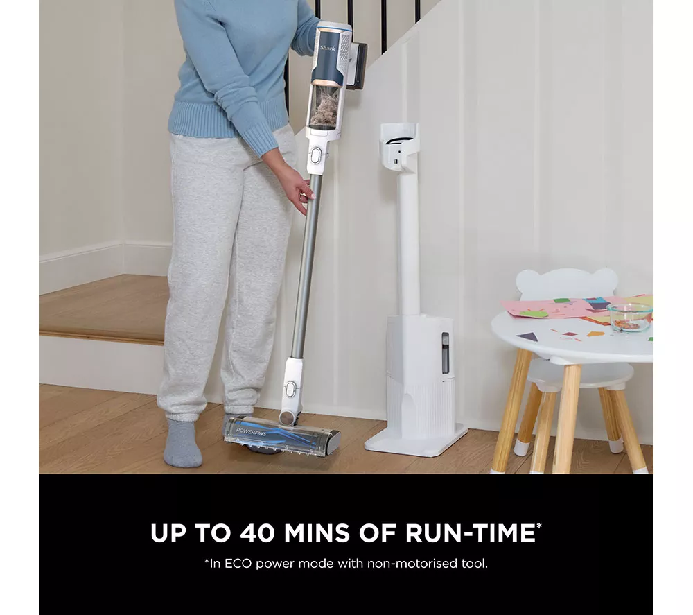 SHARK BU3521UK Cordless Stick Vacuum Cleaner - Navy Blue & White - Image 3