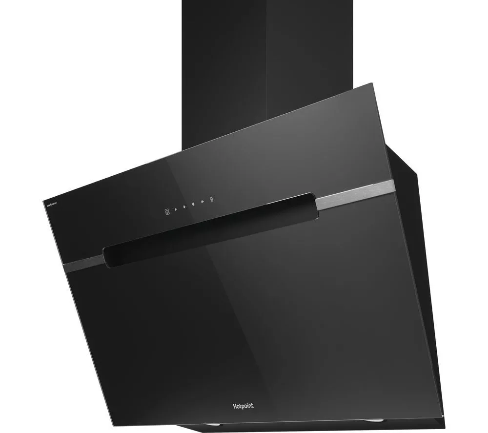 HOTPOINT DropProtect PHVS 91F LT DP K Chimney Cooker Hood - Black