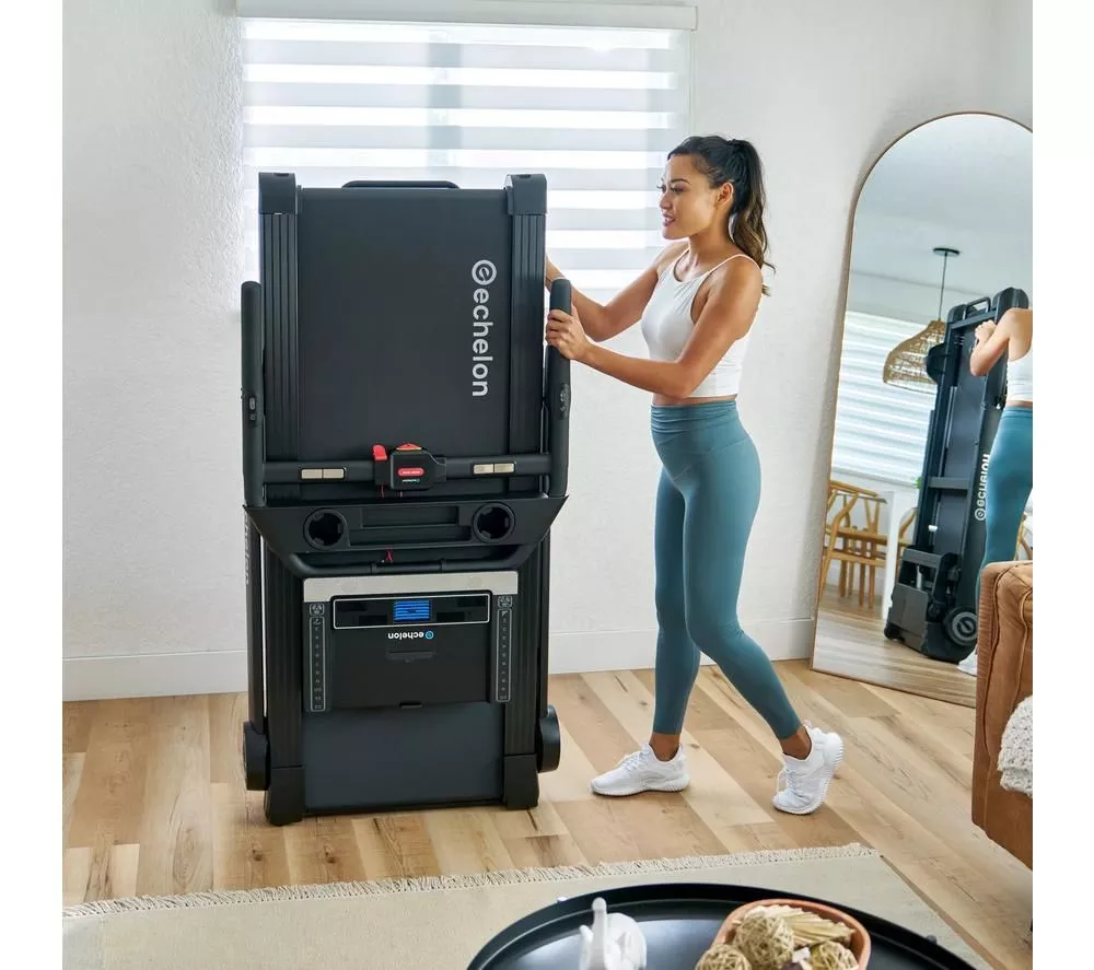 ECHELON Stride-6 Auto-fold Smart Bluetooth Treadmill - Black - Image 9