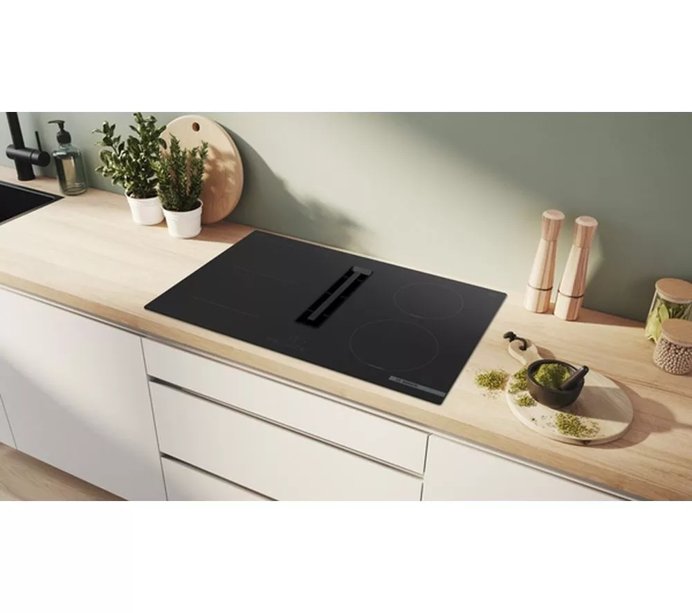 BOSCH Series 4 PVS811B16E 80 cm Vented Electric Induction Hob - Black
