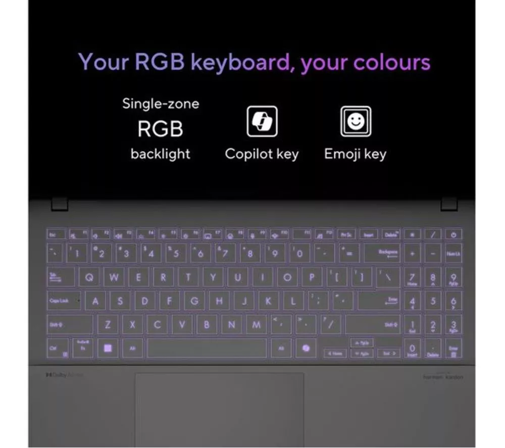 ASUS Vivobook S 15" Refurbished Laptop, Copilot+ PC - Snapdragon X Elite, 1 TB SSD, Silver (Very Good Condition)