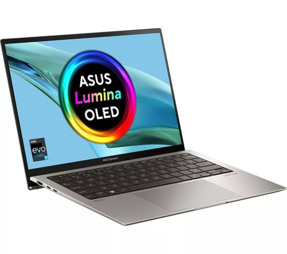 ASUS Zenbook S 13 OLED 13.3" Refurbished Laptop – Intel® Core™ i7, 1 TB SSD, Grey (Very Good Condition)