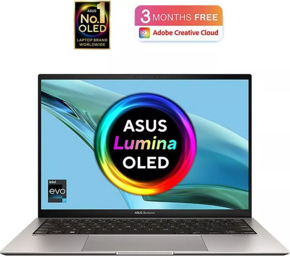 ASUS Zenbook S 13 OLED 13.3" Refurbished Laptop – Intel® Core™ i7, 1 TB SSD, Grey (Very Good Condition)