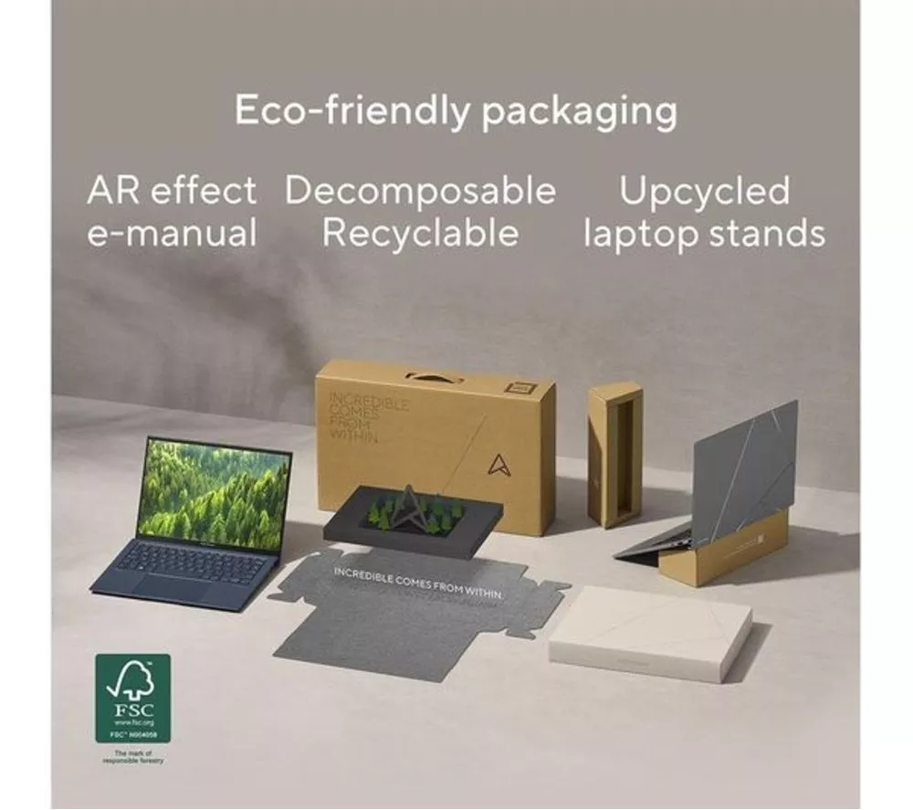 ASUS Zenbook S 13 OLED 13.3" Refurbished Laptop – Intel® Core™ i7, 1 TB SSD, Grey (Very Good Condition)