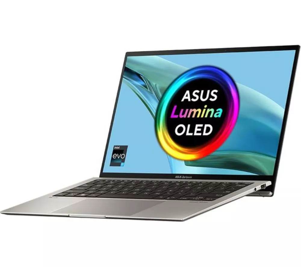 ASUS Zenbook S 13 OLED 13.3" Refurbished Laptop – Intel® Core™ i7, 1 TB SSD, Grey (Very Good Condition)