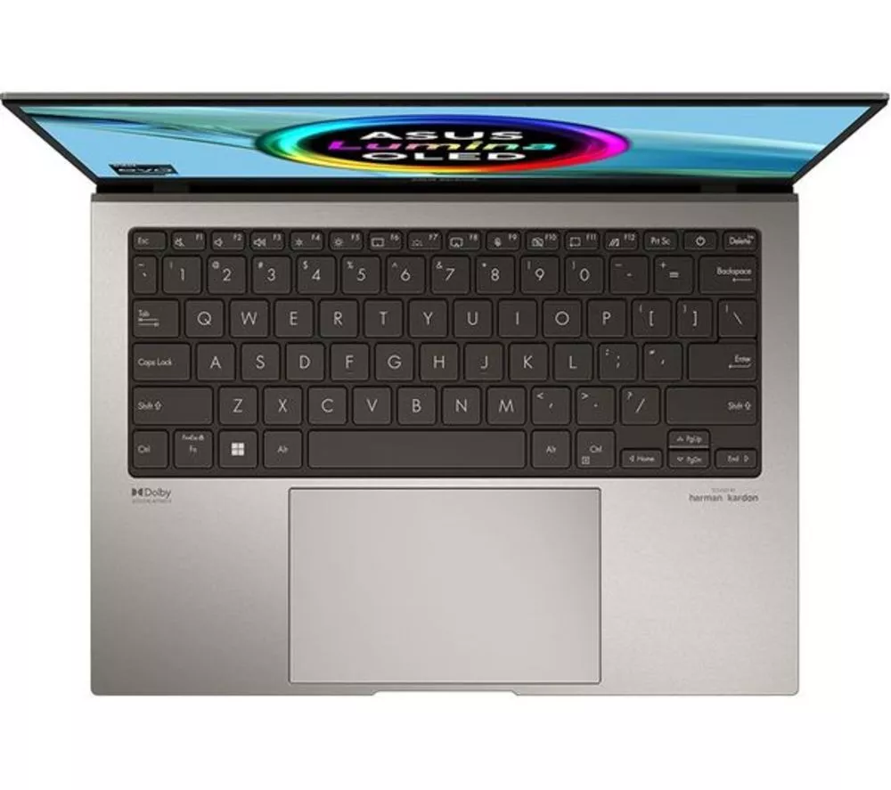 ASUS Zenbook S 13 OLED 13.3" Refurbished Laptop – Intel® Core™ i7, 1 TB SSD, Grey (Very Good Condition)