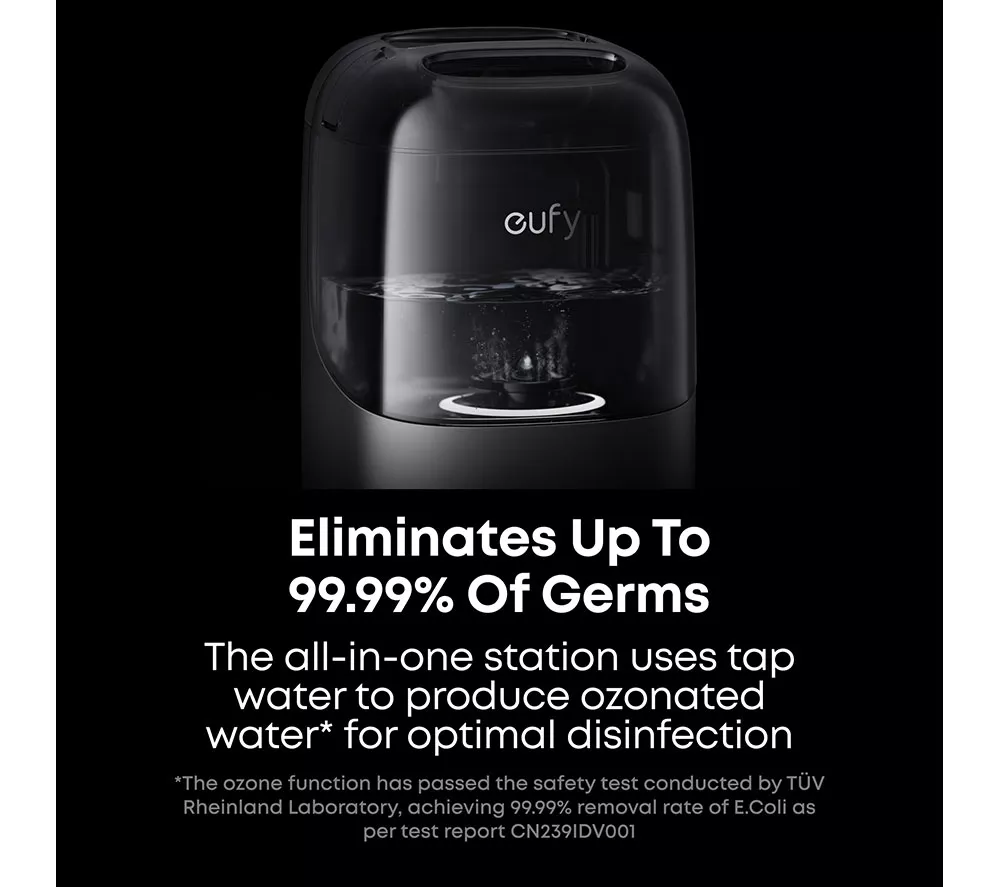 EUFY Omni S1 Pro Robot Vacuum Cleaner & All-in-One Station - Black - Image 8