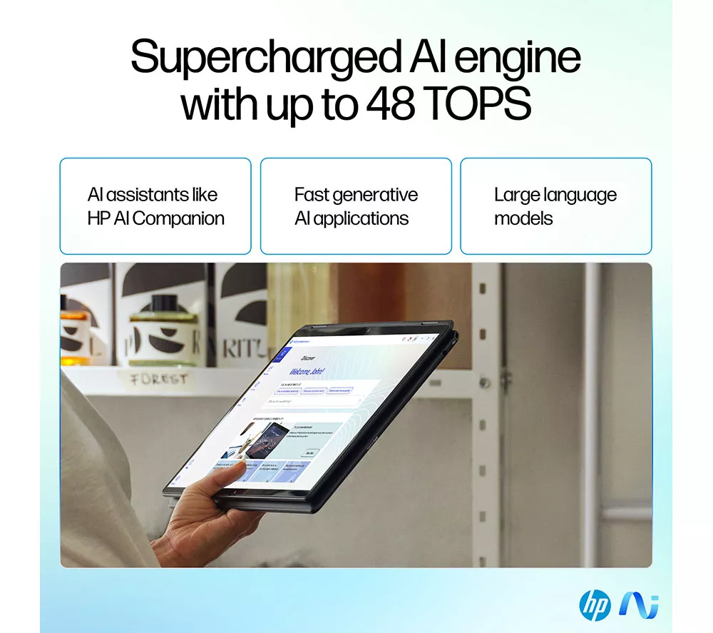 HP OmniBook Ultra Flip 14" 2 in 1 Laptop - Intel® Core™ Ultra 7, 2 TB SSD, Grey - Image 7