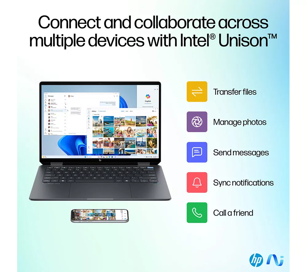 HP OmniBook Ultra Flip 14" 2 in 1 Laptop - Intel® Core™ Ultra 7, 2 TB SSD, Grey - Image 19