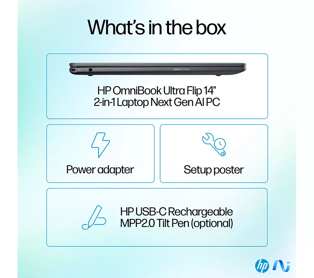 HP OmniBook Ultra Flip 14" 2 in 1 Laptop - Intel® Core™ Ultra 7, 2 TB SSD, Grey - Image 22