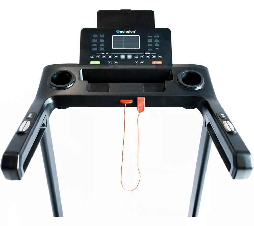 ECHELON Stride 20 Sport Folding Smart Bluetooth Treadmill - Black - Image 3