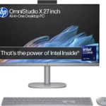 HP OmniStudio X 27-cs0003na 27" All-in-One PC - Intel® Core™ Ultra 7, 1 TB SSD, Silver