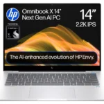 HP OmniBook X 14" Laptop, Copilot+ PC - Snapdragon X Plus, 512 GB SSD, Silver
