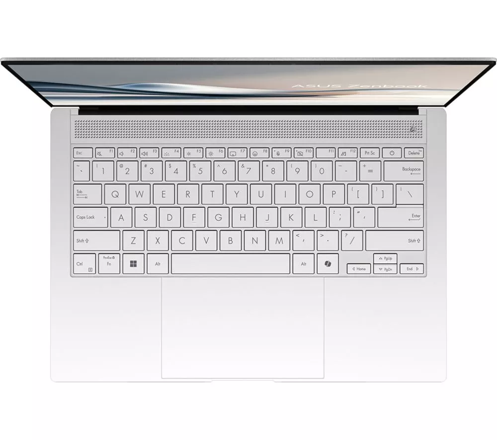 ASUS Zenbook S 14 14" Laptop, Copilot+ PC – Intel® Core™ Ultra 9, 1 TB SSD, White