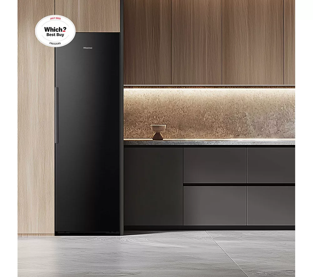 HISENSE KitchenFit FT5K310GSFC Tall Freezer - Black - Image 3