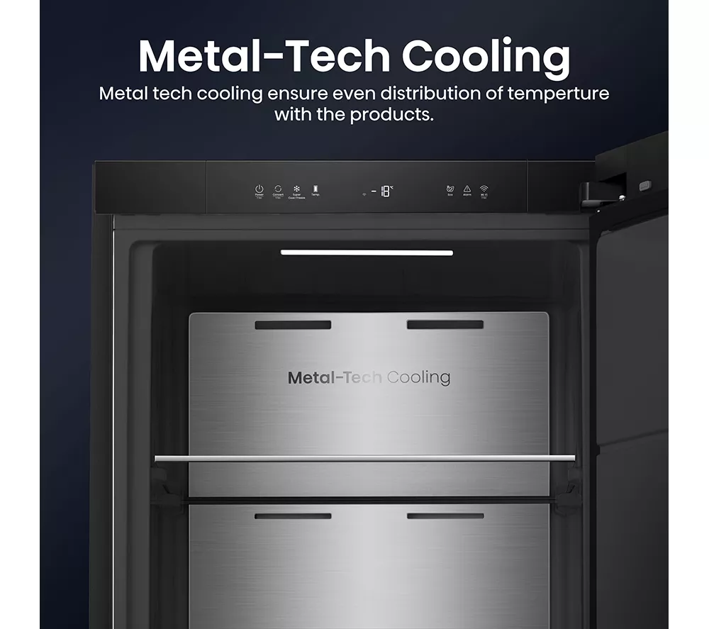 HISENSE KitchenFit FT5K310GSFC Tall Freezer - Black - Image 6