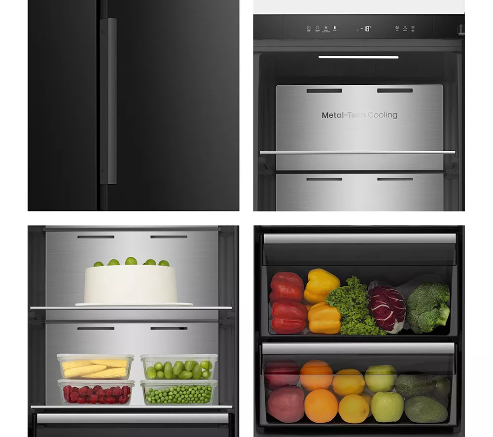 HISENSE KitchenFit FT5K310GSFC Tall Freezer - Black - Image 13