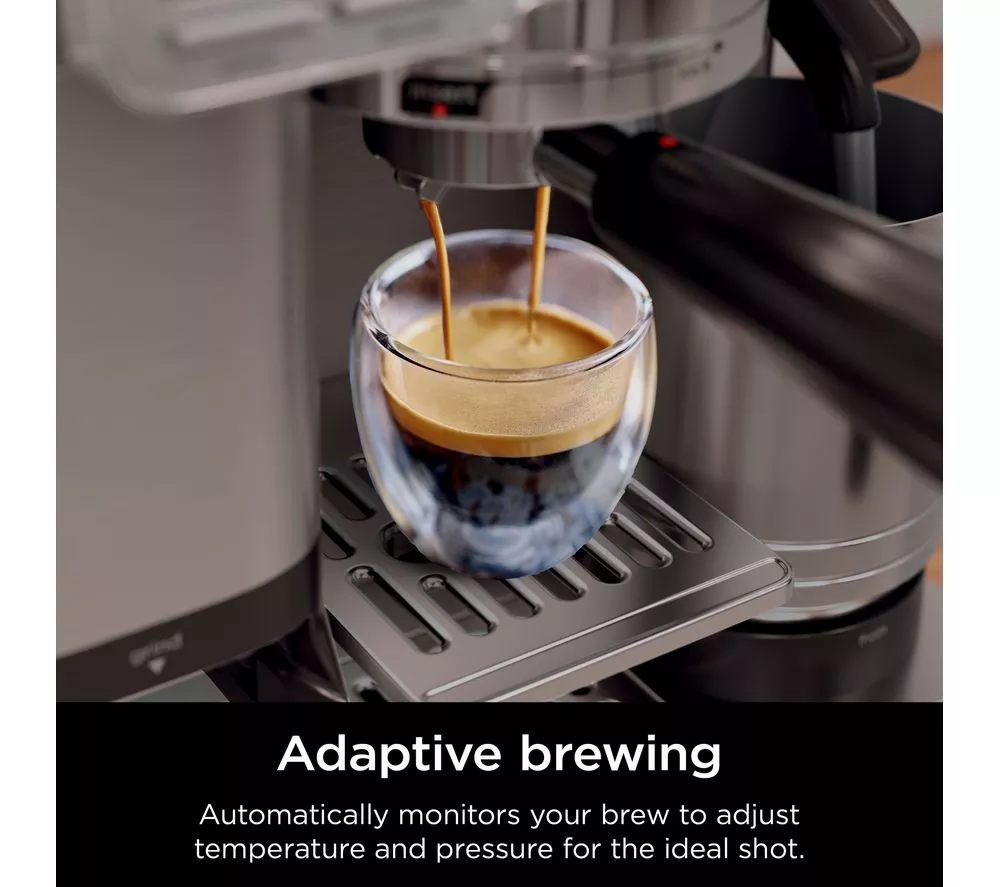 NINJA Luxe Cafe Pro Series ES701UK Bean to Cup Coffee Machine - Silver & Stainless Steel - Image 3