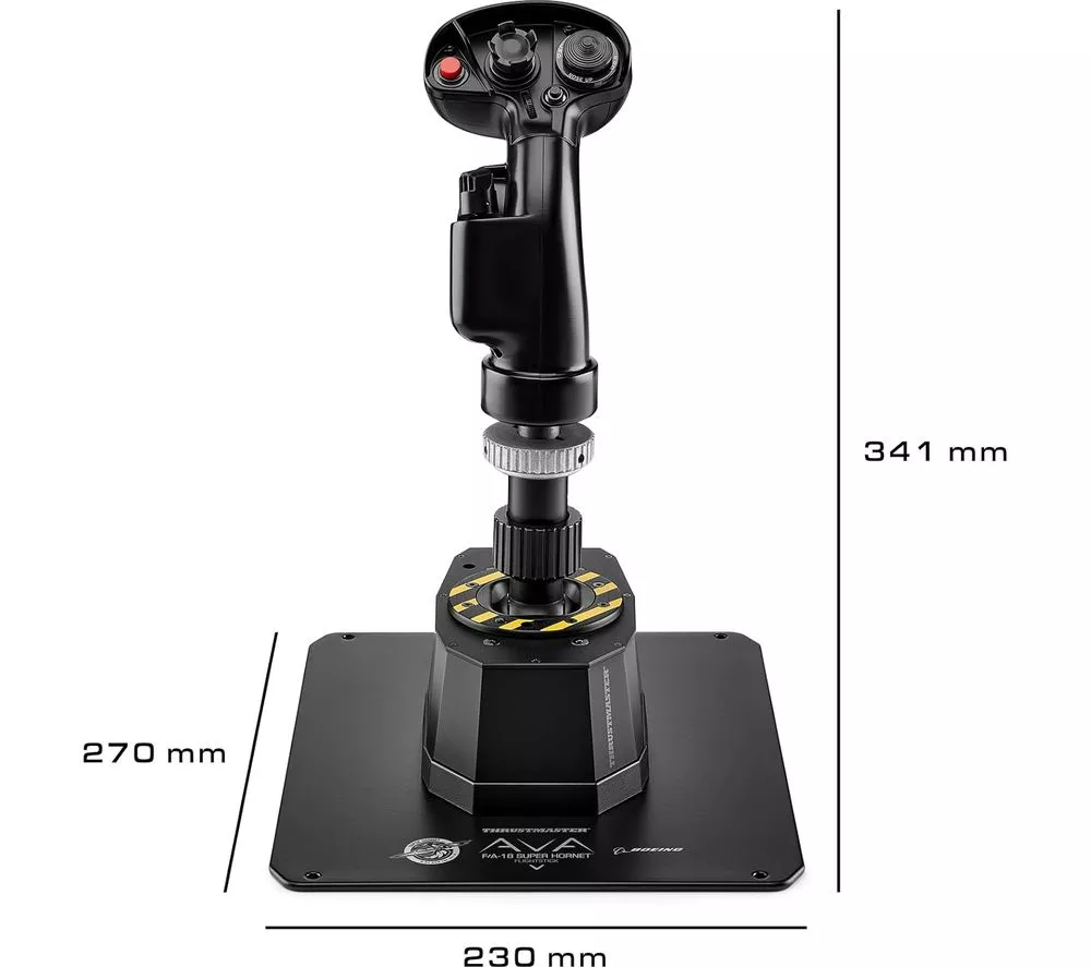 THRUSTMASTER F/A-18C Hornet HOTAS Add-on Grip with Base - Black