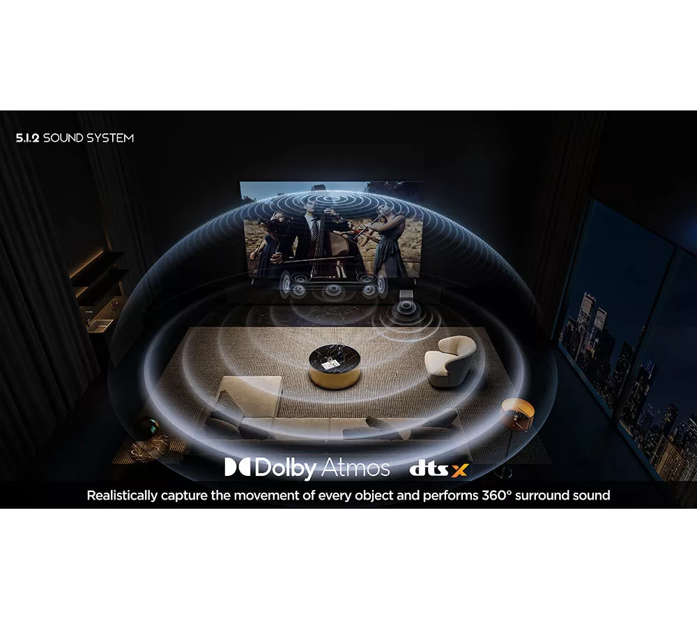 TCL Q75HK 5.1.2 Wireless Sound Bar with Dolby Atmos & DTS:X - Image 4