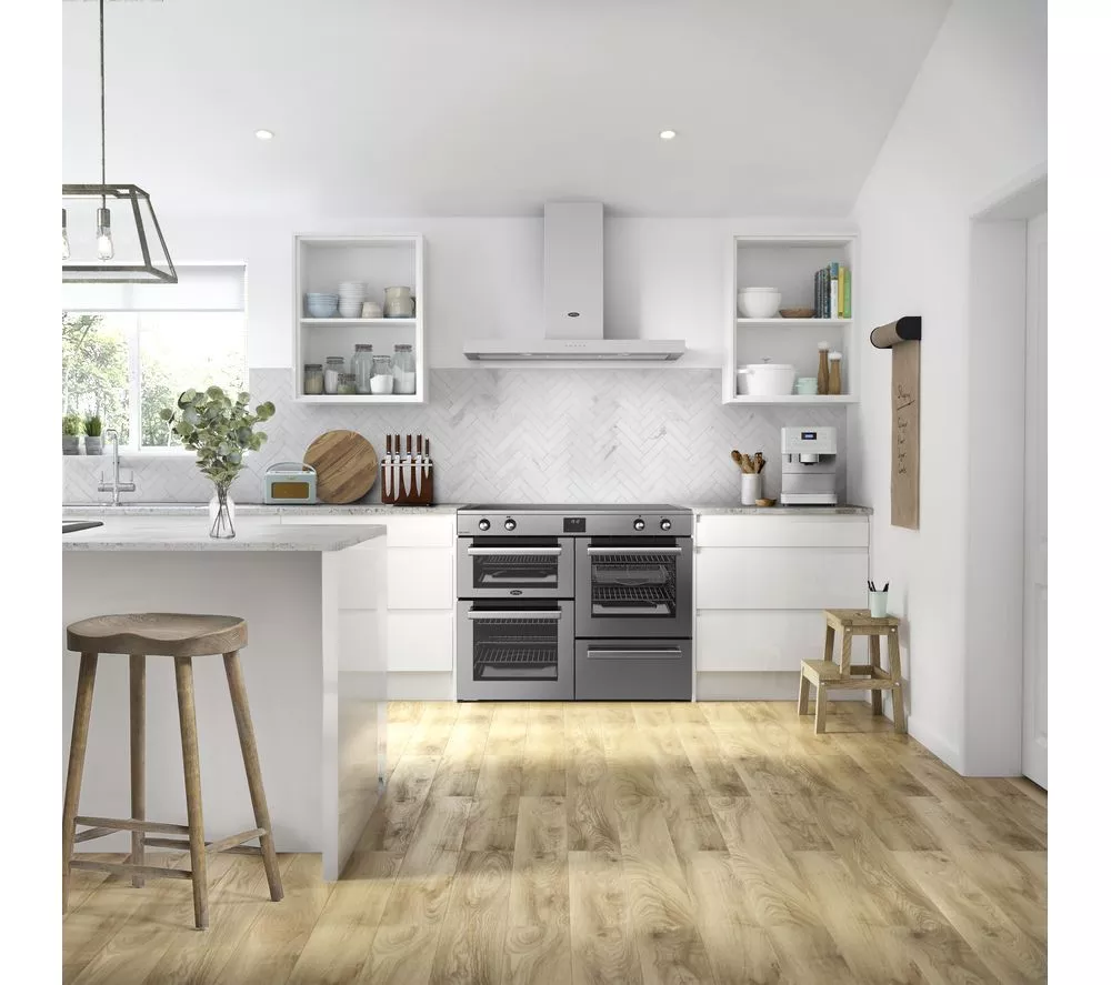 BELLING Cookcentre 110E Electric Ceramic Range Cooker - Stainless Steel
