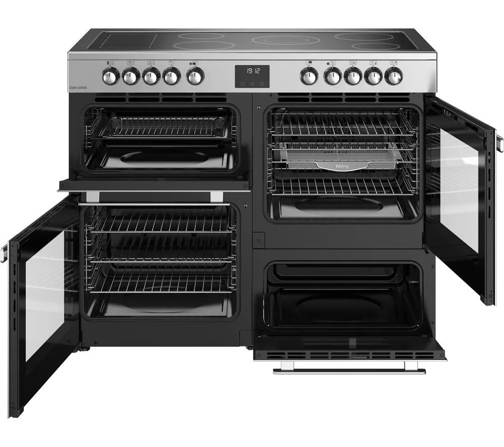 BELLING Cookcentre 110E Electric Ceramic Range Cooker - Stainless Steel