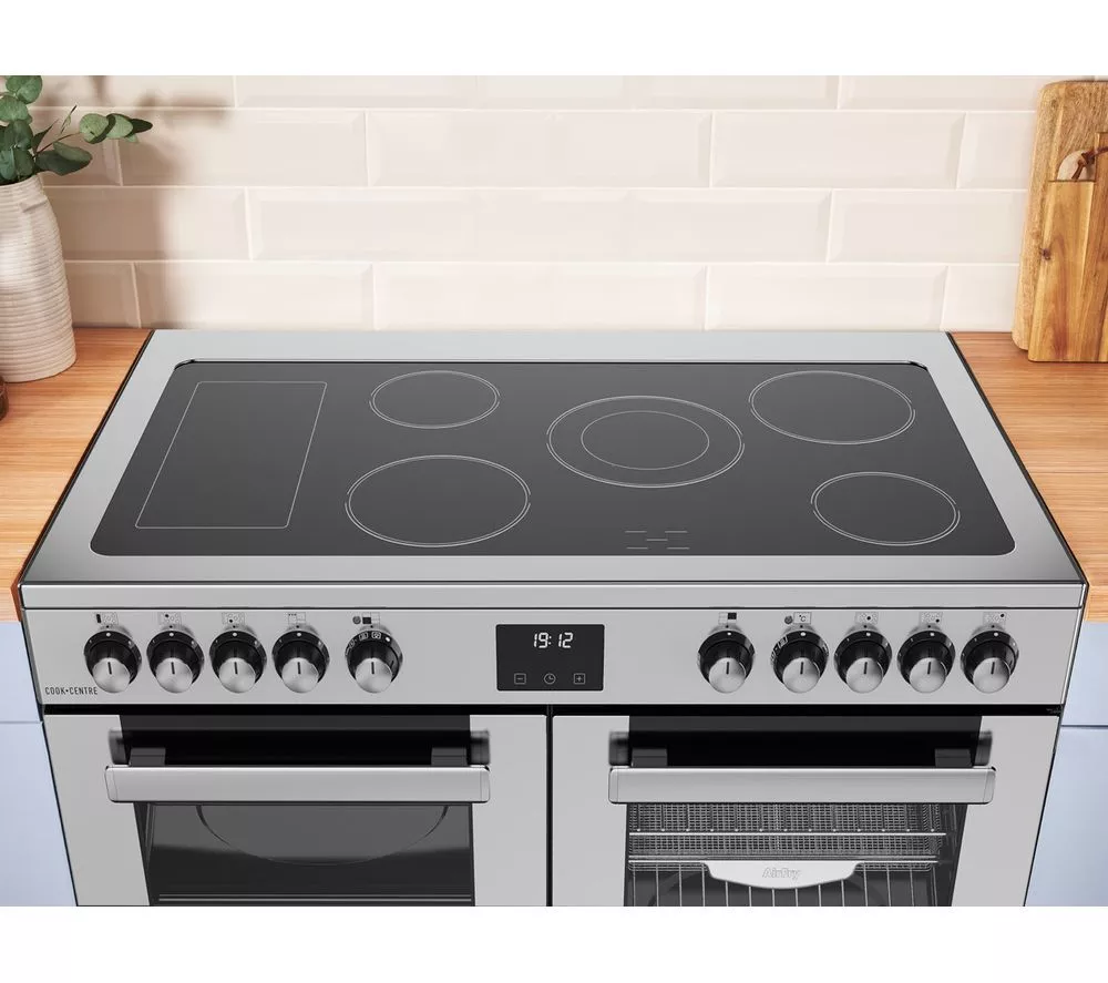 BELLING Cookcentre 110E Electric Ceramic Range Cooker - Stainless Steel